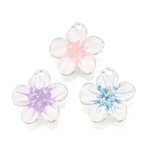 Rack Plating Alloy Enamel Pendants