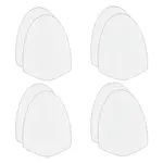 4 Pairs Fiber Non-Slip Shoes Pads
