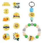 9Pcs 9 Styles PVC Beads