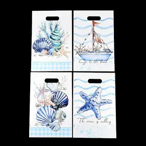 50Pcs Mediterranean Theme OPP Plastic Packaging Bags