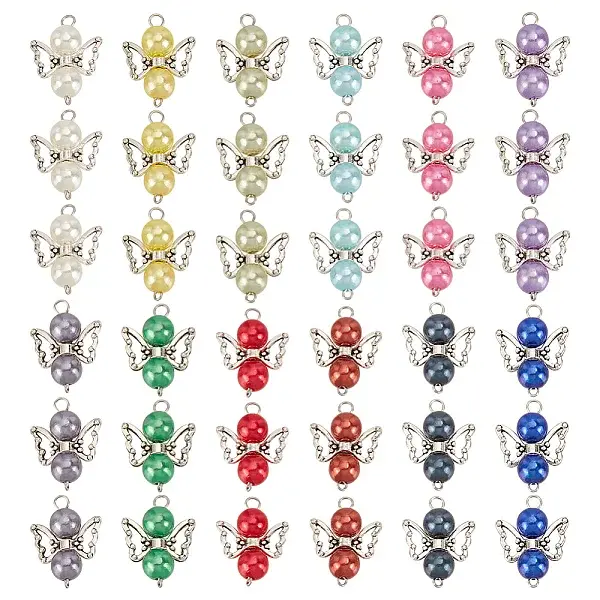 Acrylic & Alloy Connector Charms