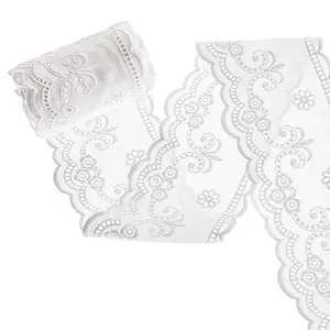 5M Cotton Flower Embroidery Lace Ribbon