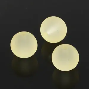 Baking Paint Transparent Glass Bead Strands