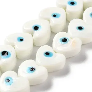 Handmade Evil Eye Lampwork Beads Strands