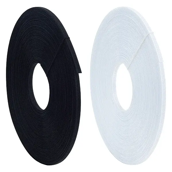 2 Rolls 2 Colors Polyester Boning for Bridal Dress Bustle