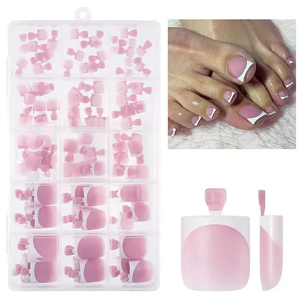 150Pcs Acrylic Toe Nail Tips