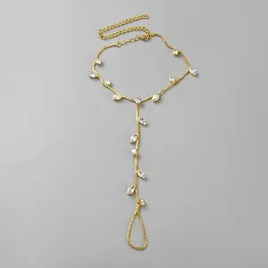 Alloy Curb Chains Anklets