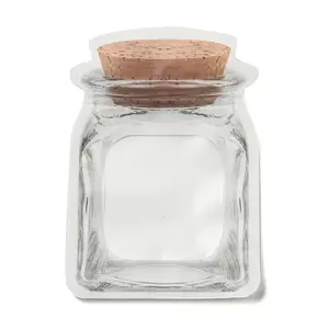 Bottle Shaped Plastic Zip Lock Gift Bags