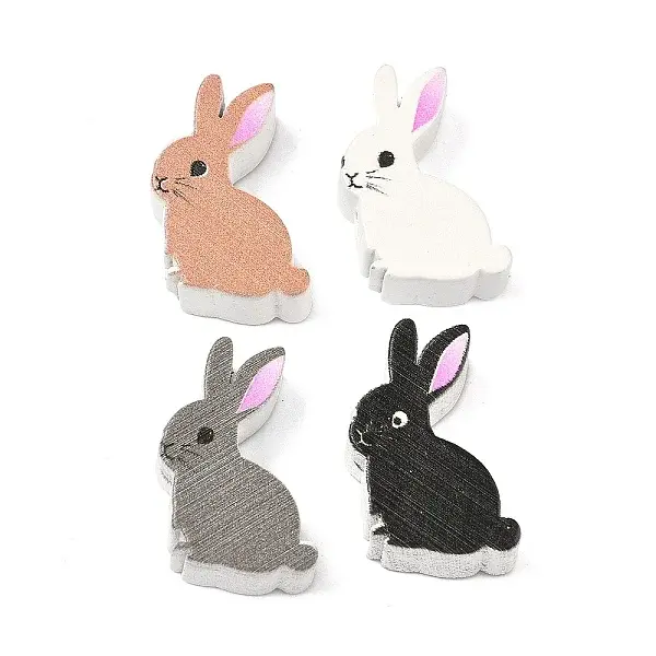 Easter Printed Wood Beads