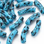 Opaque Spray Painted Acrylic Beads