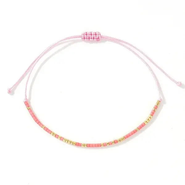 Bohemian Glass Seed Bead Braided Bead Bracelets