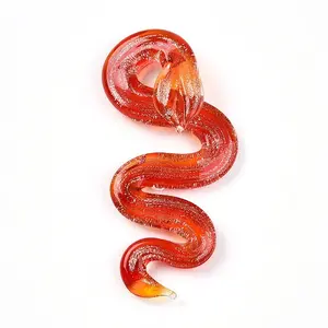 Handmade Gold Sand Lampwork Big Pendants