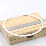 Plastic Macrame Wreath Floral Ring Hoop