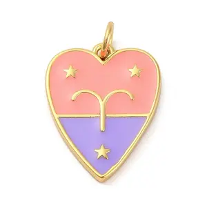 Brass Enamel Pendants