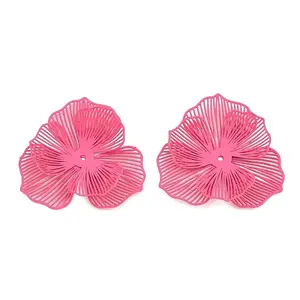 Spray Painted Iron Bead Caps