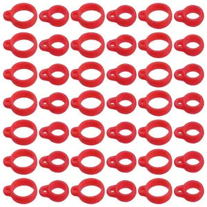 60Pcs 2 Style Silicone Pendant