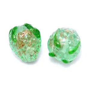 Handamde Bumpy Lampwork Beads
