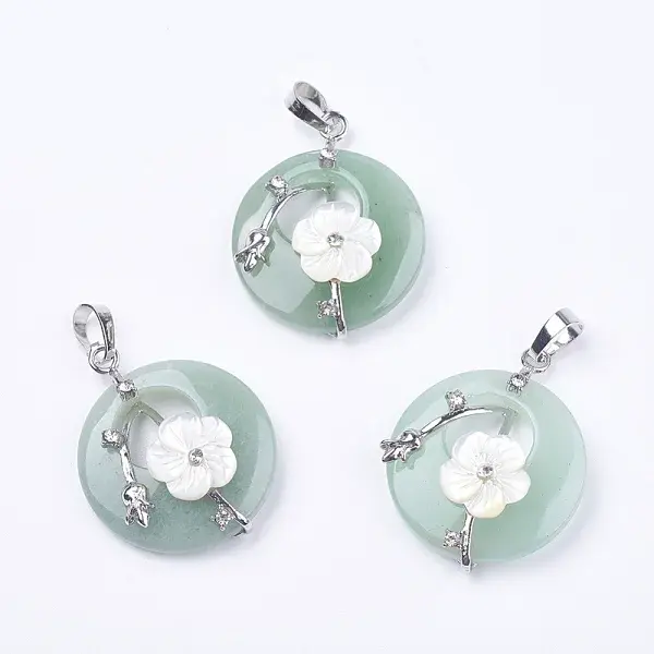 Natural Green Aventurine Pendants