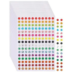 1760Pcs Laser Film Self-Adhesive Decorative Stickers