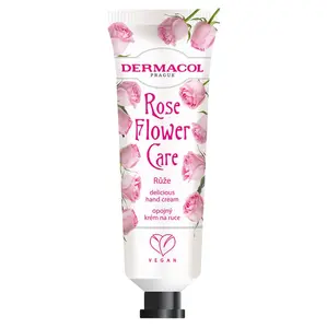 DERMACOL Flower Care Opojný krém na ruce Růže 30 ml