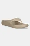 Žabky Tommy Hilfiger TH COMFORT BEACH SANDAL dámské, béžová barva, na plochém podpatku, FW0FW08522