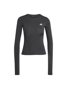 ADIDAS PERFORMANCE Funkčné tričko 'Essentials'  čierna / biela