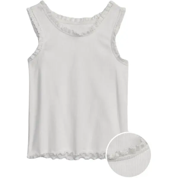 GAP BABY Dětské tílko, bílá, velikost 5Y