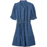 GAP BELTED GAUZE Dámská mikina, modrá, velikost