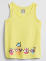 GAP Dětské tričko graphic tank top - Holky