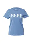 Pepe Jeans Tričko 'BRIA'  svetlomodrá / šedobiela