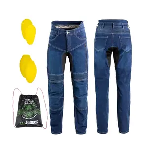 Pánské moto jeansy W-TEC Biterillo Evo modrá 3XL