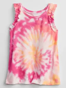 GAP Dětský top ruffle tank - Holky