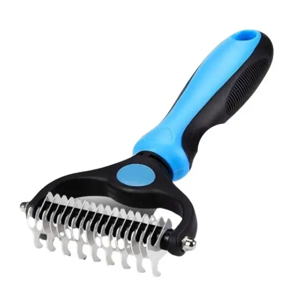 MG Brush hrebeň na vyčesávanie srsti, modrý