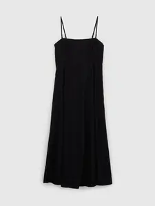 Čierne dámske maxi šaty GAP