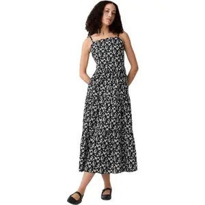 GAP V-TIERED Dámské šaty, černá, velikost