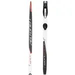 Peltonen SET SKINRACE CL X-STIFF+CLASIC AUTO Bežecké lyže na klasiku so stúpacími pásmi, čierna, veľkosť