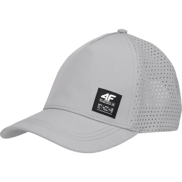 4F BASEBALL CAP Pánska šiltovka, sivá, veľkosť