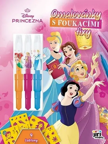 Omalovánky s foukacími fixy Disney Princezny - Neznámý