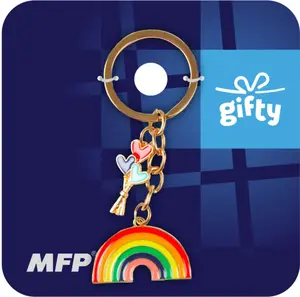 Klíčenka Charm – duha