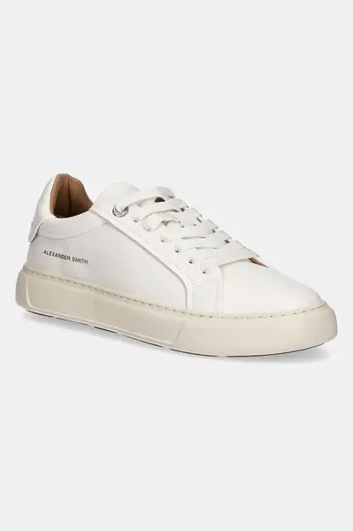 Kožené sneakers boty Alexander Smith Soho bílá barva, ASBBSOM3660WHT
