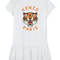 Dětské bavlněné šaty Kenzo Kids
