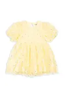 Dívčí šaty Konges Sløjd EASTER SALLY DRESS žlutá barva, mini, KS103557