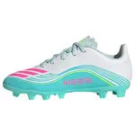 ADIDAS PERFORMANCE Športová obuv 'F50 Messi Club'  azúrová / neónovo zelená / neónovo ružová / biela