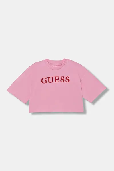 Guess Dětské bavlněné tričko Guess