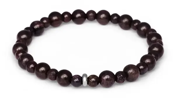 Agato Korálkový náramek z granátu MINK155/17