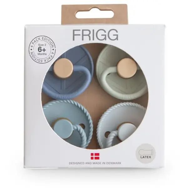 FRIGG 4 Pack Edition Size 2:6-18 months dudlík Skyline Serenity