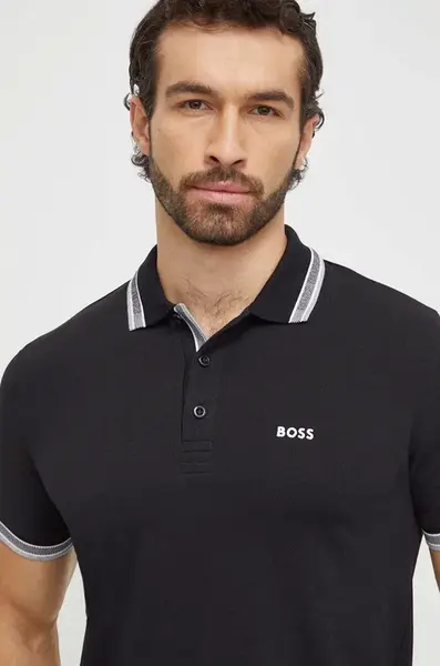 BOSS Green polo pánské bavlněné Paddy