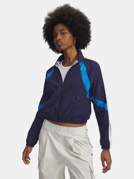 Dámská bunda Under Armour UA Icon Crinkle Jacket-BLU - Dámské