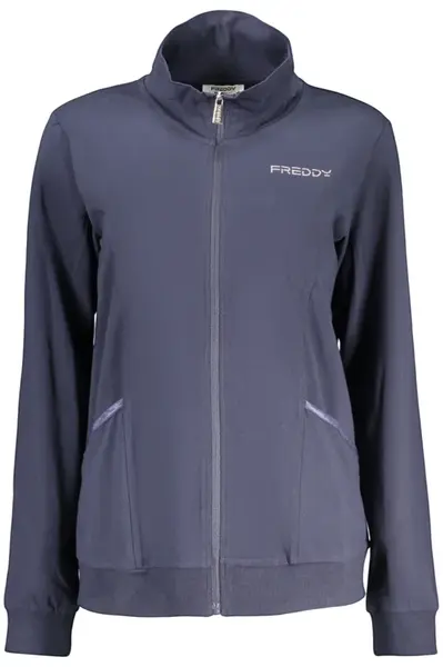 Dámská modrá mikina se zipem