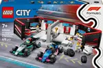 Garáž F1® a vozy Mercedes-AMG a Alpine - Lego City (60444)